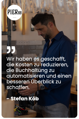 Ein Bild von Stefan Köb und ein Zitat von ihm
